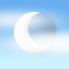 partly cloudy