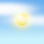 partly cloudy
