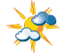Alternating sunshine and cloud