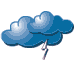 Overcast, with a tendency to storms