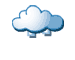 Hail showers, and overcast