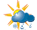 Sleet showers becoming less frequent, or showers