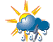 Stormy rain becoming less frequent, or showers