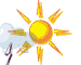 Hailstorms and sunny periods