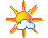 Slightly cloudy