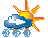 Snow showers, or developing snow